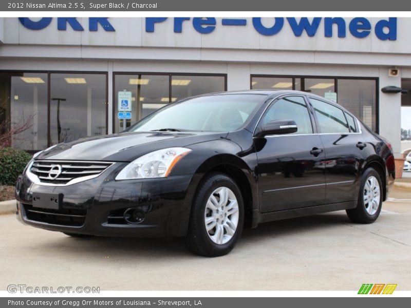 Super Black / Charcoal 2012 Nissan Altima 2.5 S