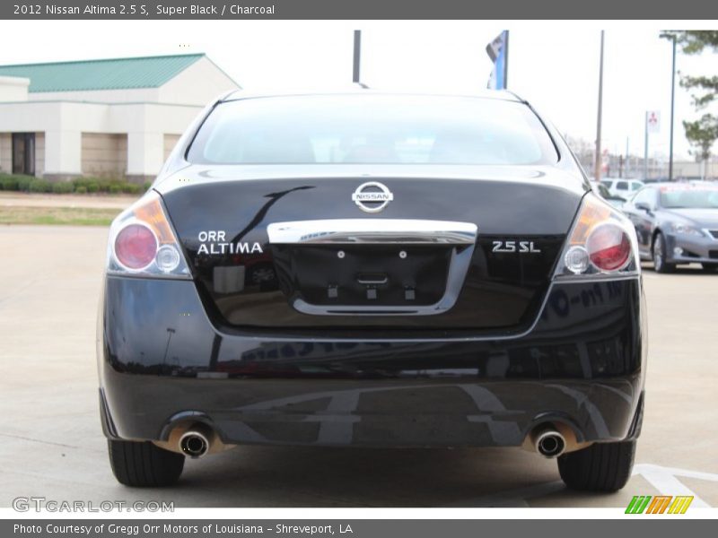 Super Black / Charcoal 2012 Nissan Altima 2.5 S