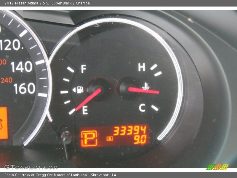 Super Black / Charcoal 2012 Nissan Altima 2.5 S