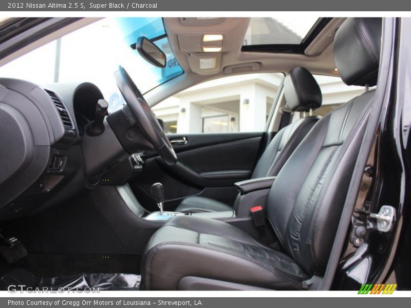 Super Black / Charcoal 2012 Nissan Altima 2.5 S