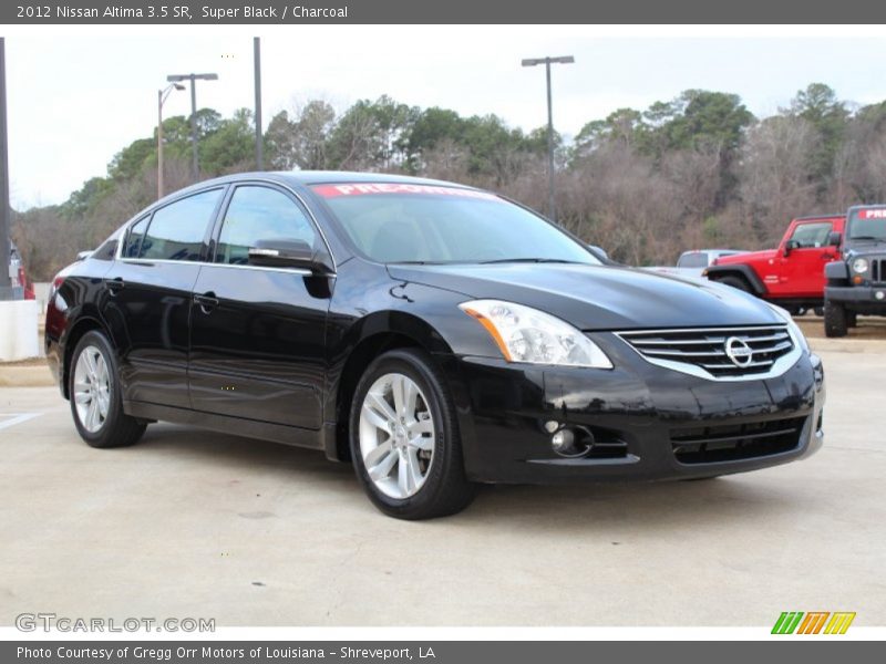 Super Black / Charcoal 2012 Nissan Altima 3.5 SR