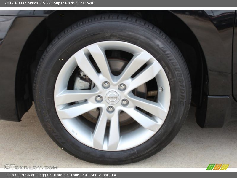 Super Black / Charcoal 2012 Nissan Altima 3.5 SR