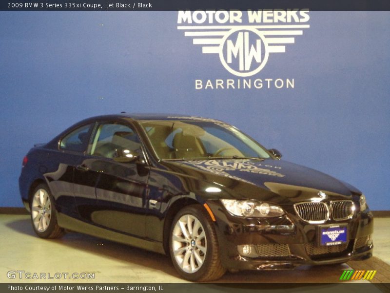 Jet Black / Black 2009 BMW 3 Series 335xi Coupe