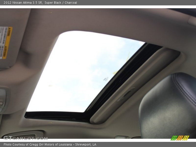 Super Black / Charcoal 2012 Nissan Altima 3.5 SR