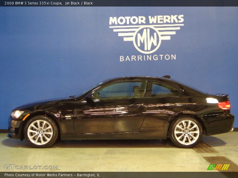 Jet Black / Black 2009 BMW 3 Series 335xi Coupe