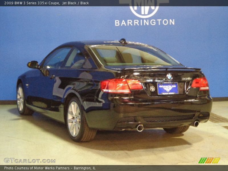 Jet Black / Black 2009 BMW 3 Series 335xi Coupe