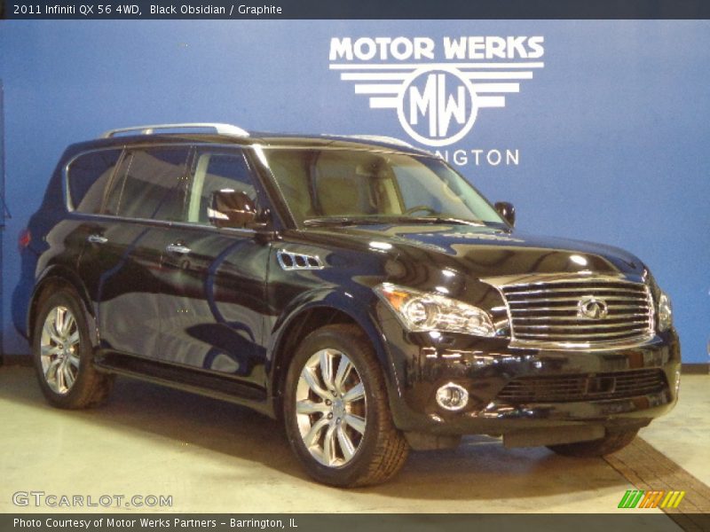 Black Obsidian / Graphite 2011 Infiniti QX 56 4WD