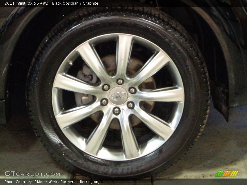 Black Obsidian / Graphite 2011 Infiniti QX 56 4WD