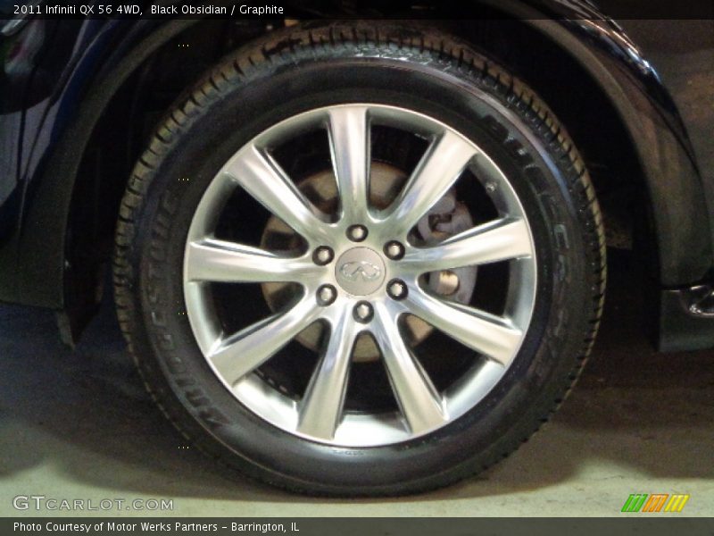 Black Obsidian / Graphite 2011 Infiniti QX 56 4WD