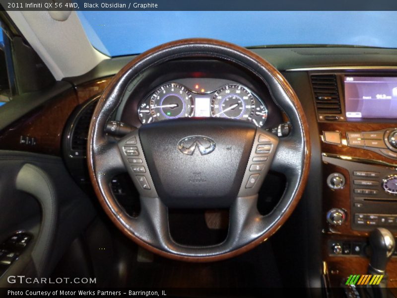 Black Obsidian / Graphite 2011 Infiniti QX 56 4WD
