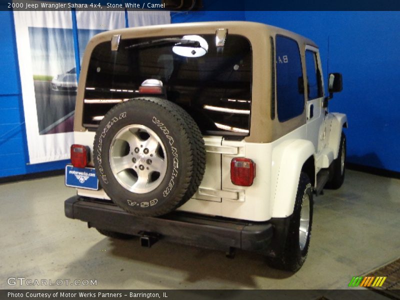 Stone White / Camel 2000 Jeep Wrangler Sahara 4x4