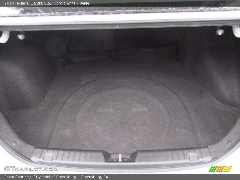 Nordic White / Beige 2010 Hyundai Elantra GLS