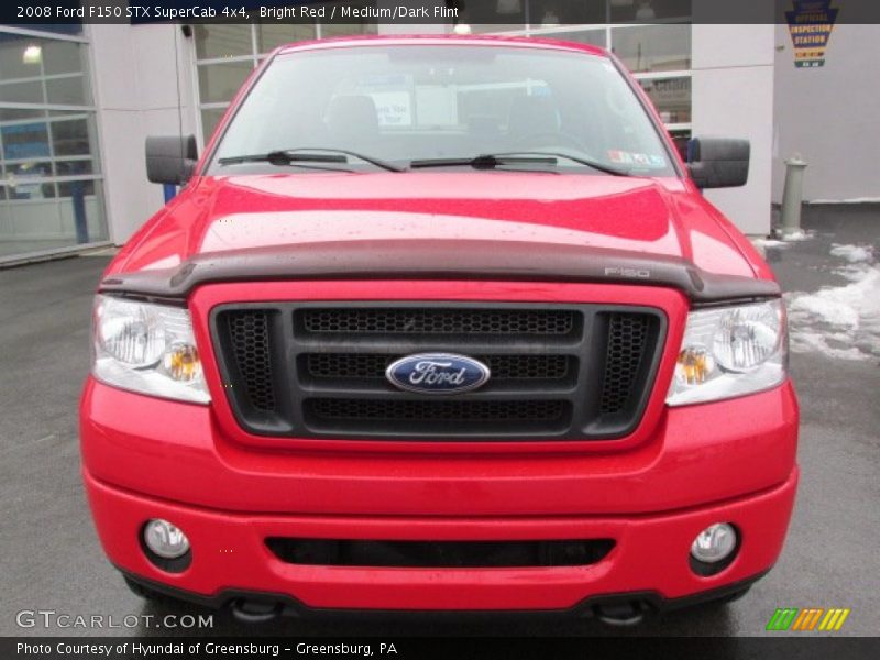 Bright Red / Medium/Dark Flint 2008 Ford F150 STX SuperCab 4x4