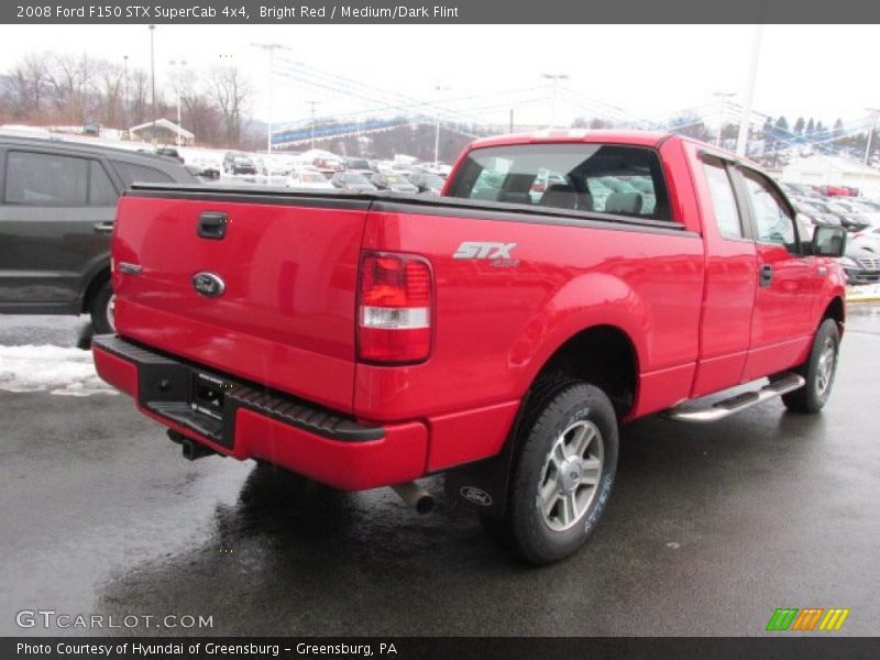Bright Red / Medium/Dark Flint 2008 Ford F150 STX SuperCab 4x4