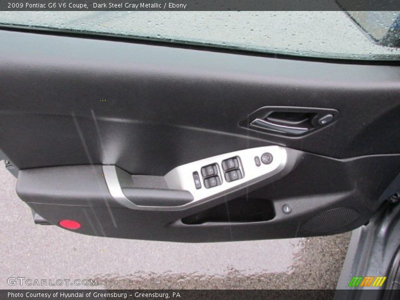 Dark Steel Gray Metallic / Ebony 2009 Pontiac G6 V6 Coupe