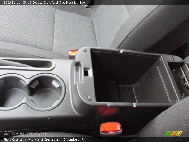 Dark Steel Gray Metallic / Ebony 2009 Pontiac G6 V6 Coupe