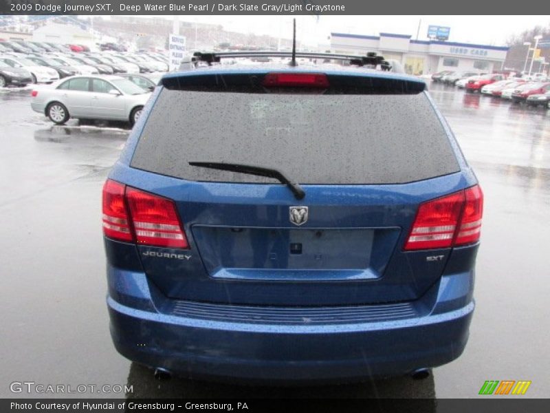 Deep Water Blue Pearl / Dark Slate Gray/Light Graystone 2009 Dodge Journey SXT