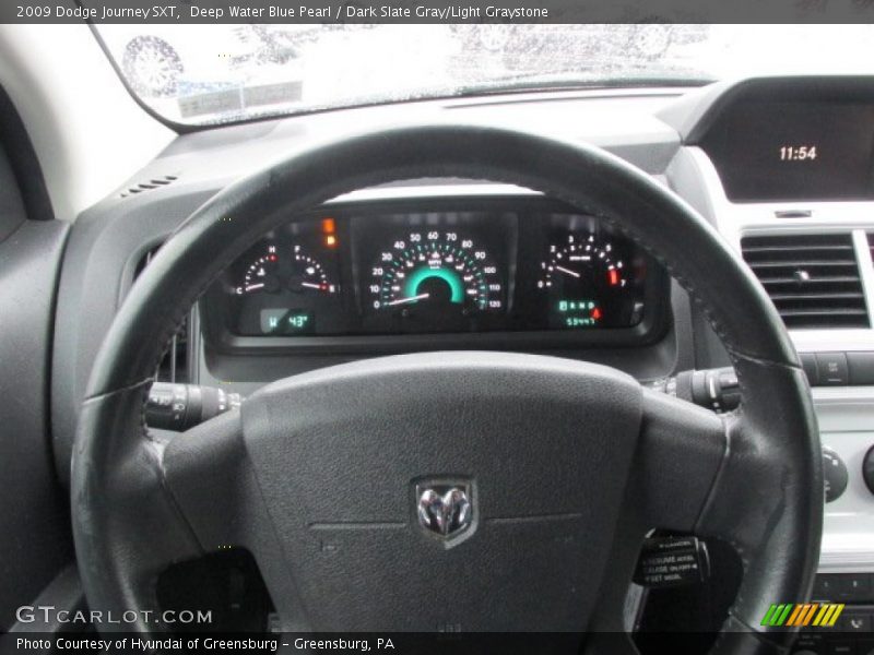 Deep Water Blue Pearl / Dark Slate Gray/Light Graystone 2009 Dodge Journey SXT