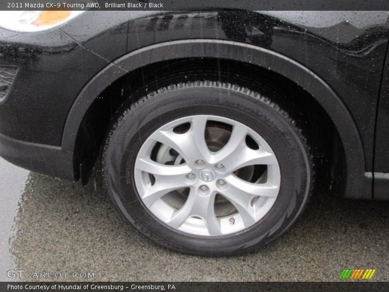 Brilliant Black / Black 2011 Mazda CX-9 Touring AWD