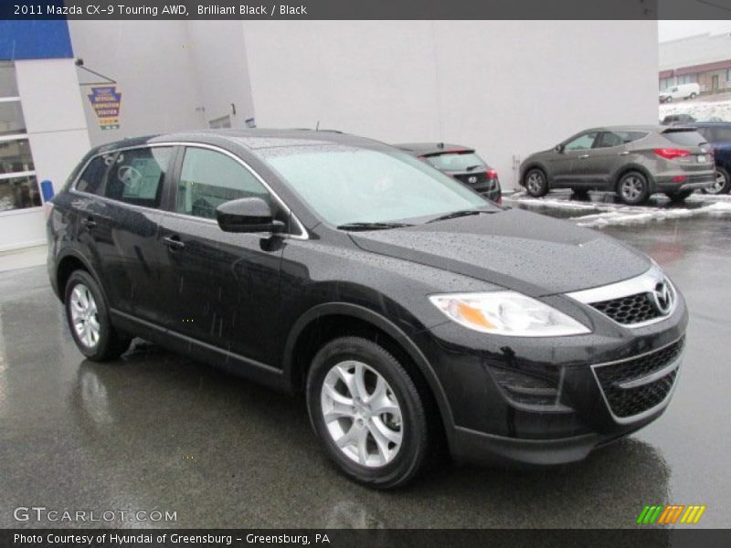 Brilliant Black / Black 2011 Mazda CX-9 Touring AWD