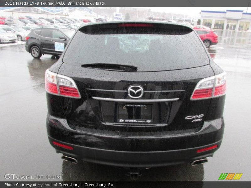 Brilliant Black / Black 2011 Mazda CX-9 Touring AWD