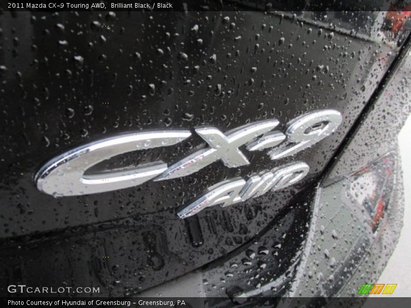 Brilliant Black / Black 2011 Mazda CX-9 Touring AWD