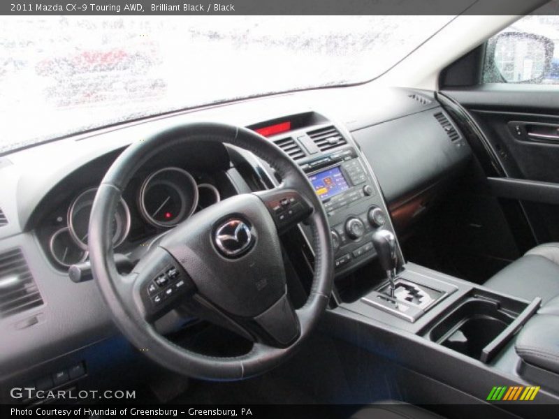 Brilliant Black / Black 2011 Mazda CX-9 Touring AWD