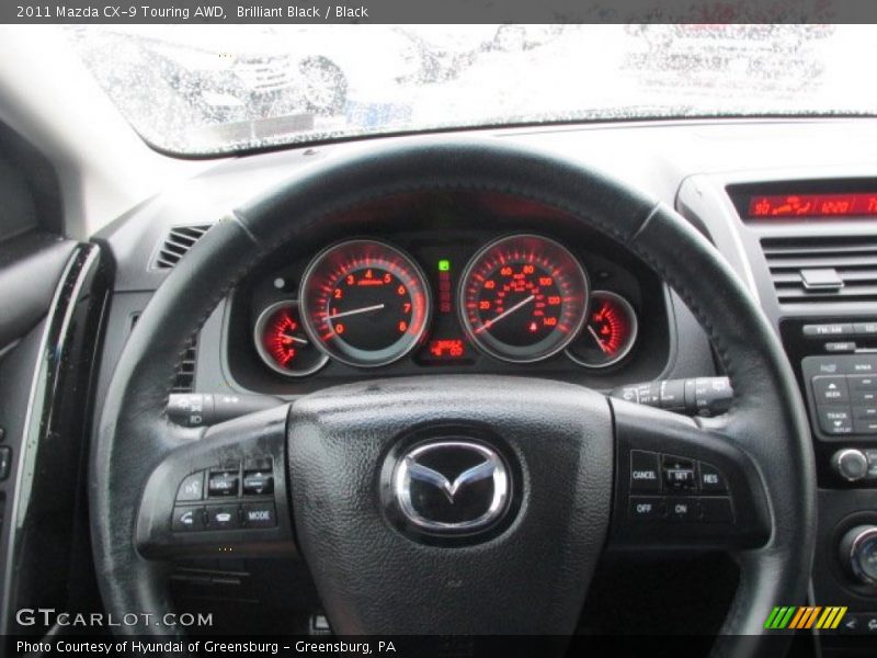 Brilliant Black / Black 2011 Mazda CX-9 Touring AWD