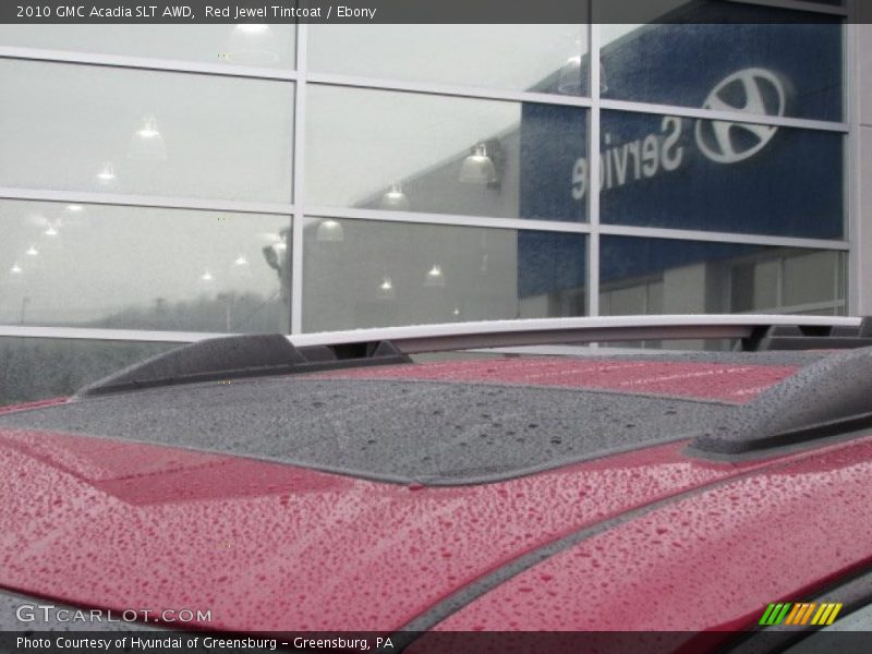Red Jewel Tintcoat / Ebony 2010 GMC Acadia SLT AWD