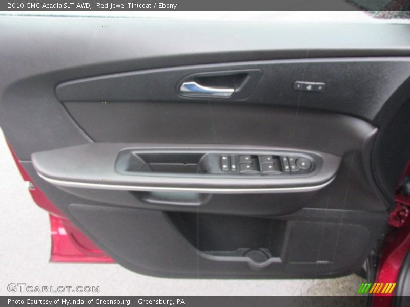 Red Jewel Tintcoat / Ebony 2010 GMC Acadia SLT AWD