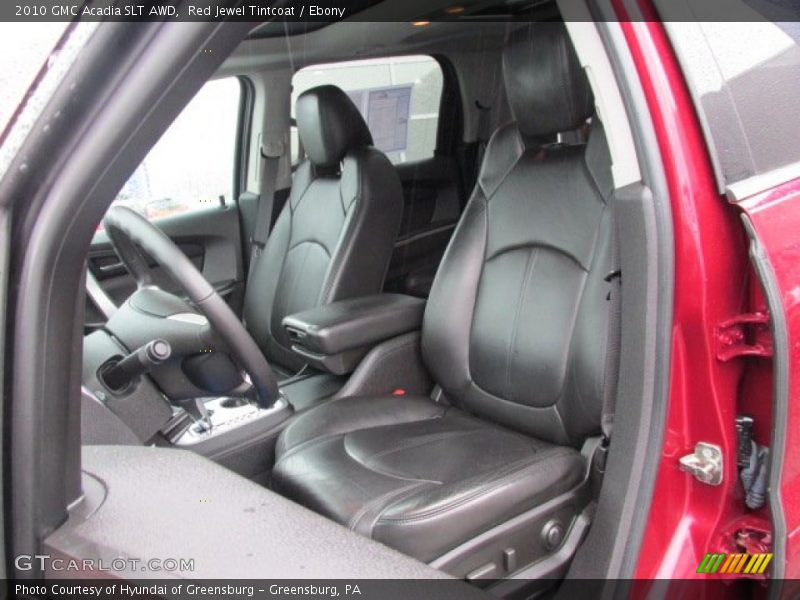  2010 Acadia SLT AWD Ebony Interior