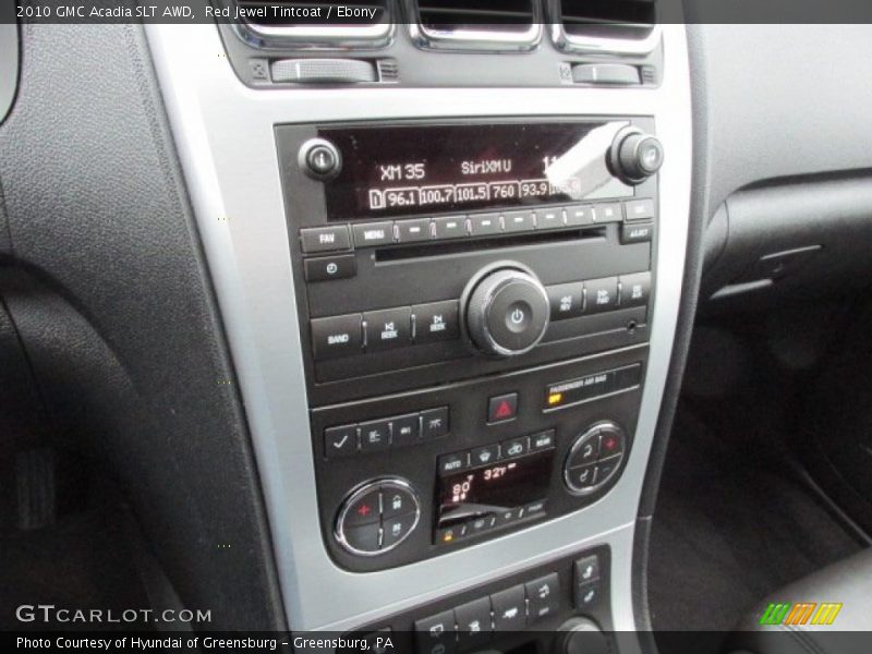 Red Jewel Tintcoat / Ebony 2010 GMC Acadia SLT AWD