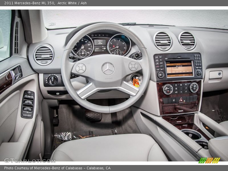Arctic White / Ash 2011 Mercedes-Benz ML 350