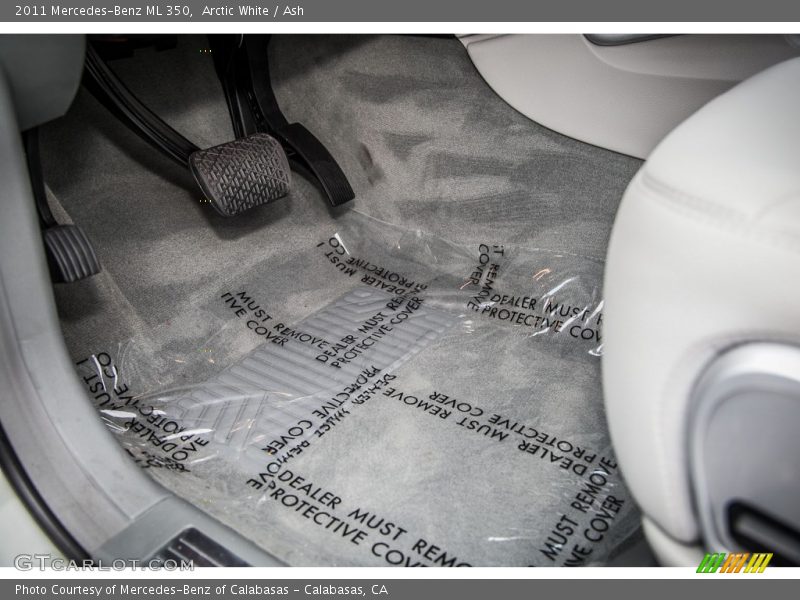 Arctic White / Ash 2011 Mercedes-Benz ML 350