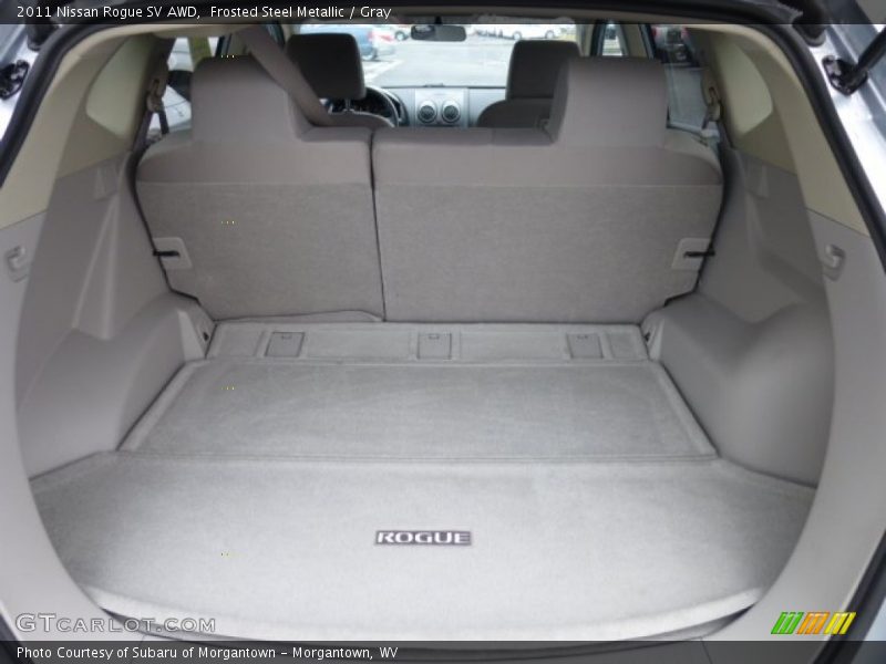 Frosted Steel Metallic / Gray 2011 Nissan Rogue SV AWD