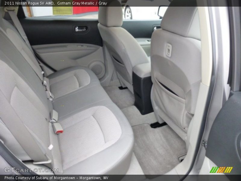 Gotham Gray Metallic / Gray 2011 Nissan Rogue SV AWD