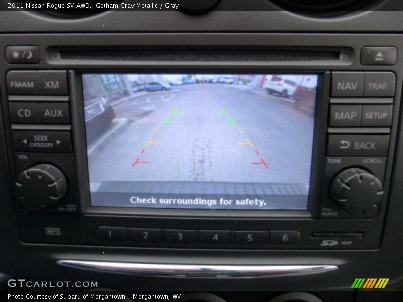 Gotham Gray Metallic / Gray 2011 Nissan Rogue SV AWD