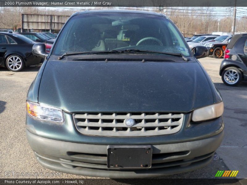 Hunter Green Metallic / Mist Gray 2000 Plymouth Voyager