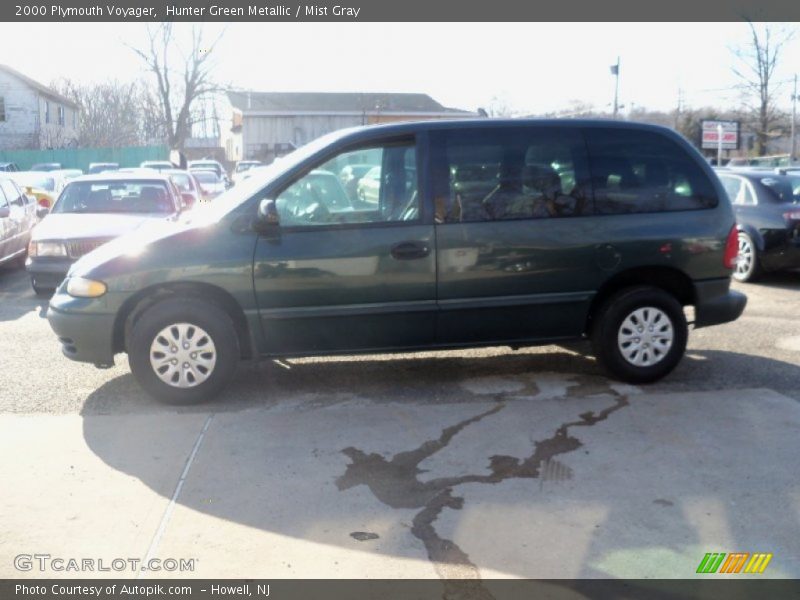 Hunter Green Metallic / Mist Gray 2000 Plymouth Voyager