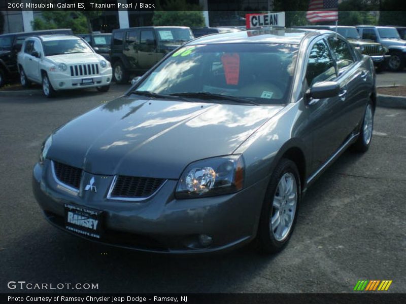 Titanium Pearl / Black 2006 Mitsubishi Galant ES