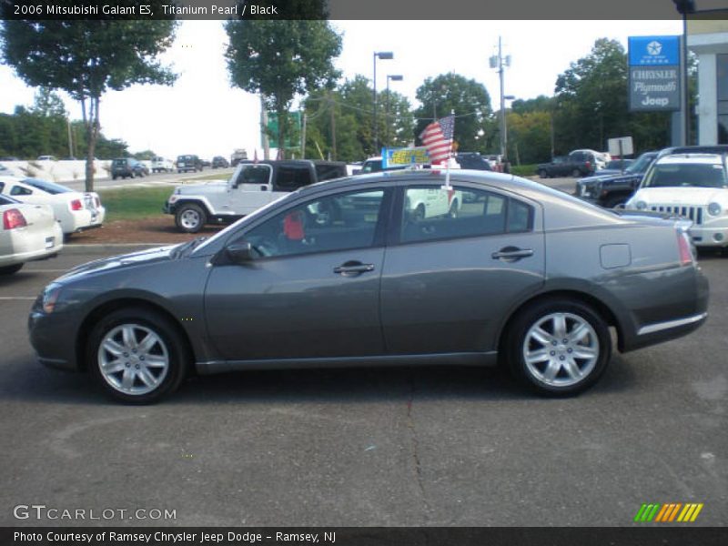 Titanium Pearl / Black 2006 Mitsubishi Galant ES