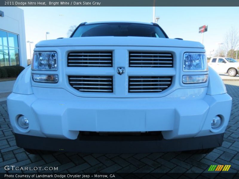 Bright White / Dark Slate Gray 2011 Dodge Nitro Heat