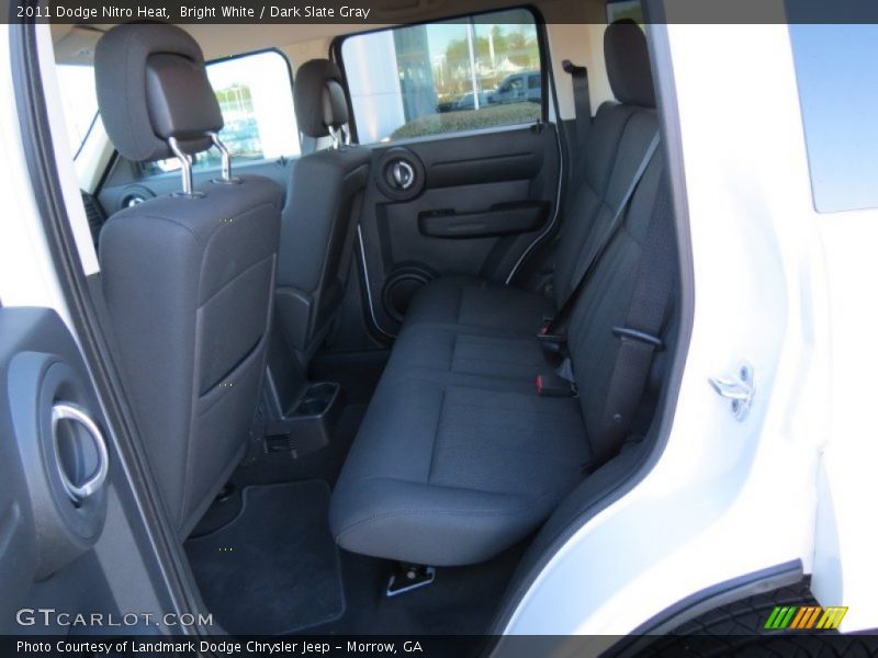 Bright White / Dark Slate Gray 2011 Dodge Nitro Heat