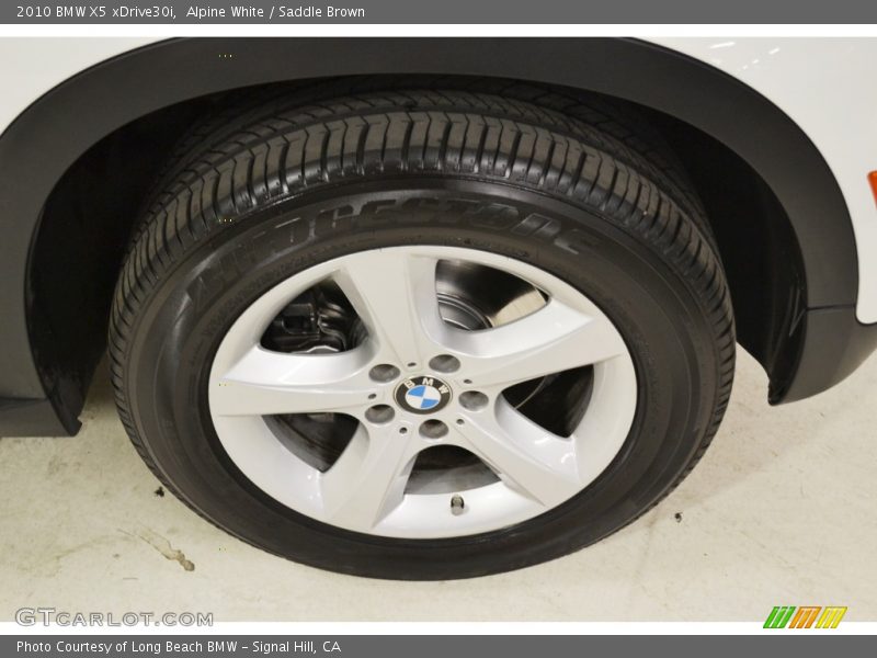 Alpine White / Saddle Brown 2010 BMW X5 xDrive30i