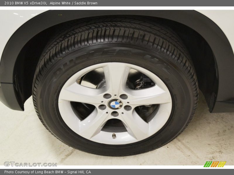 Alpine White / Saddle Brown 2010 BMW X5 xDrive30i