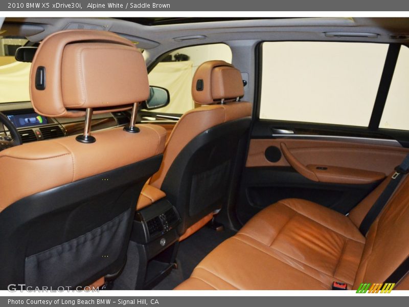 Alpine White / Saddle Brown 2010 BMW X5 xDrive30i