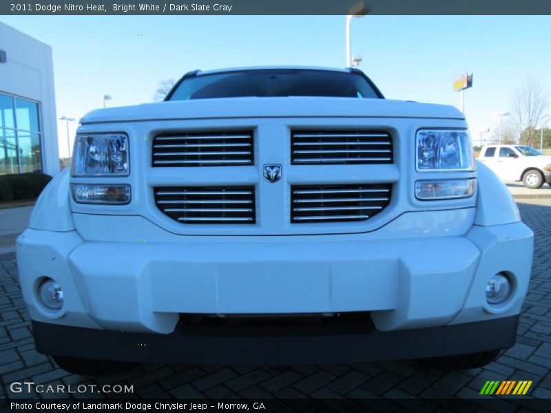 Bright White / Dark Slate Gray 2011 Dodge Nitro Heat