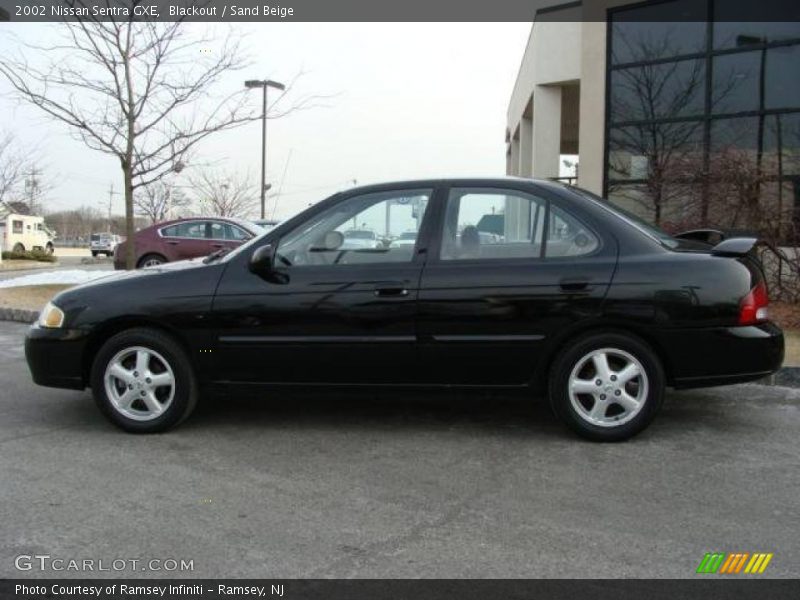Blackout / Sand Beige 2002 Nissan Sentra GXE