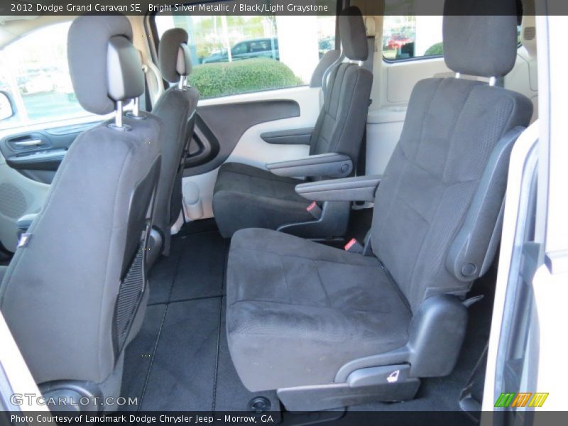 Bright Silver Metallic / Black/Light Graystone 2012 Dodge Grand Caravan SE