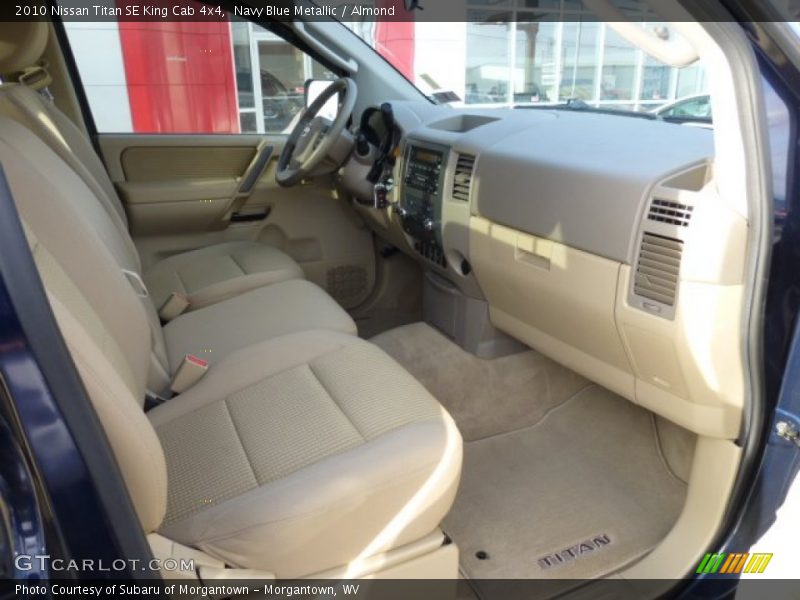 Navy Blue Metallic / Almond 2010 Nissan Titan SE King Cab 4x4